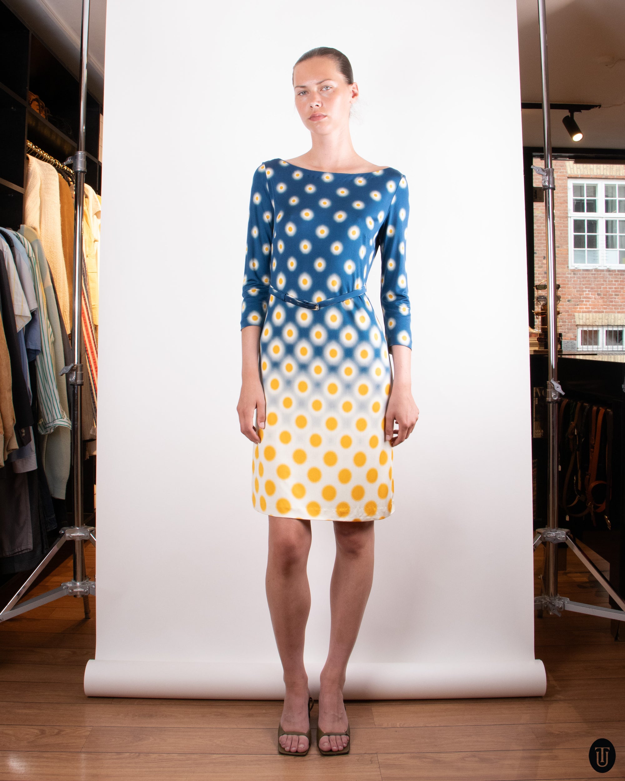 00's Prada Silk Dress M
