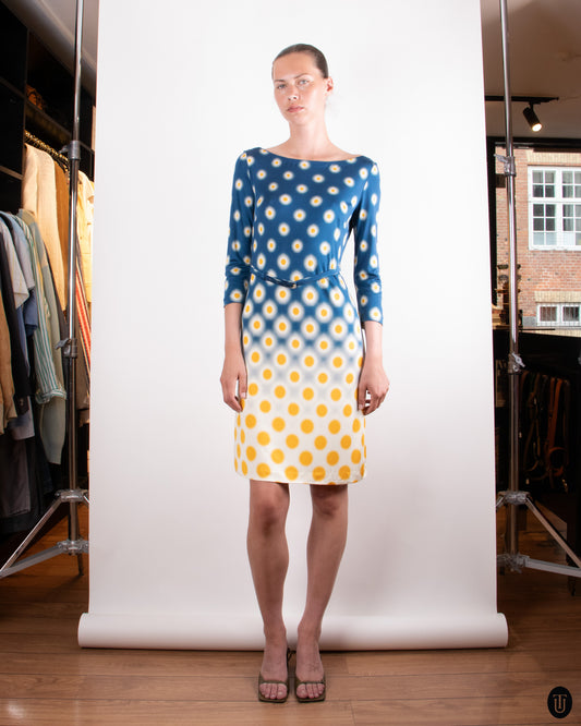 00's Prada Silk Dress M