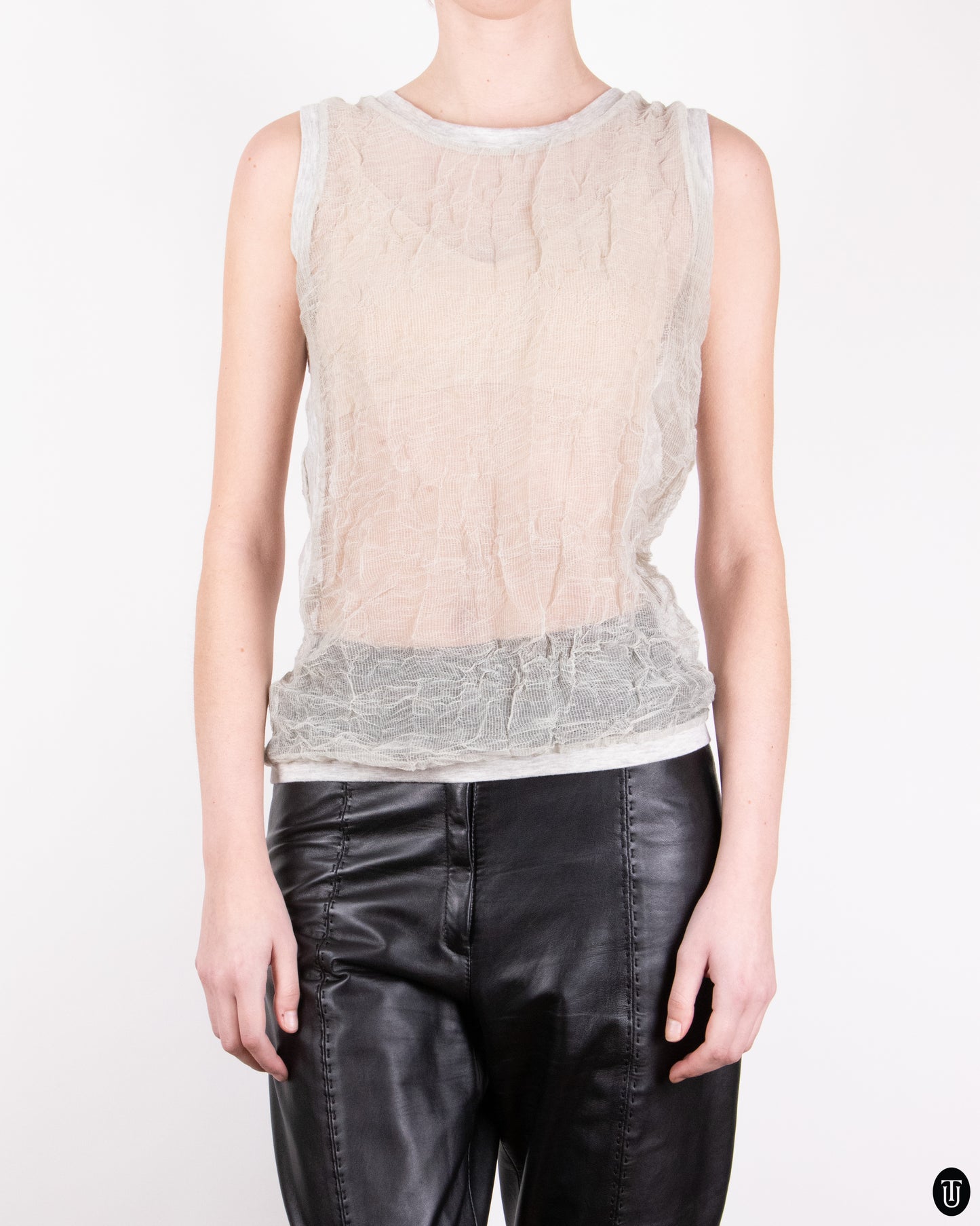 90's Helmut Lang Sheer Muscle T-Shirt S