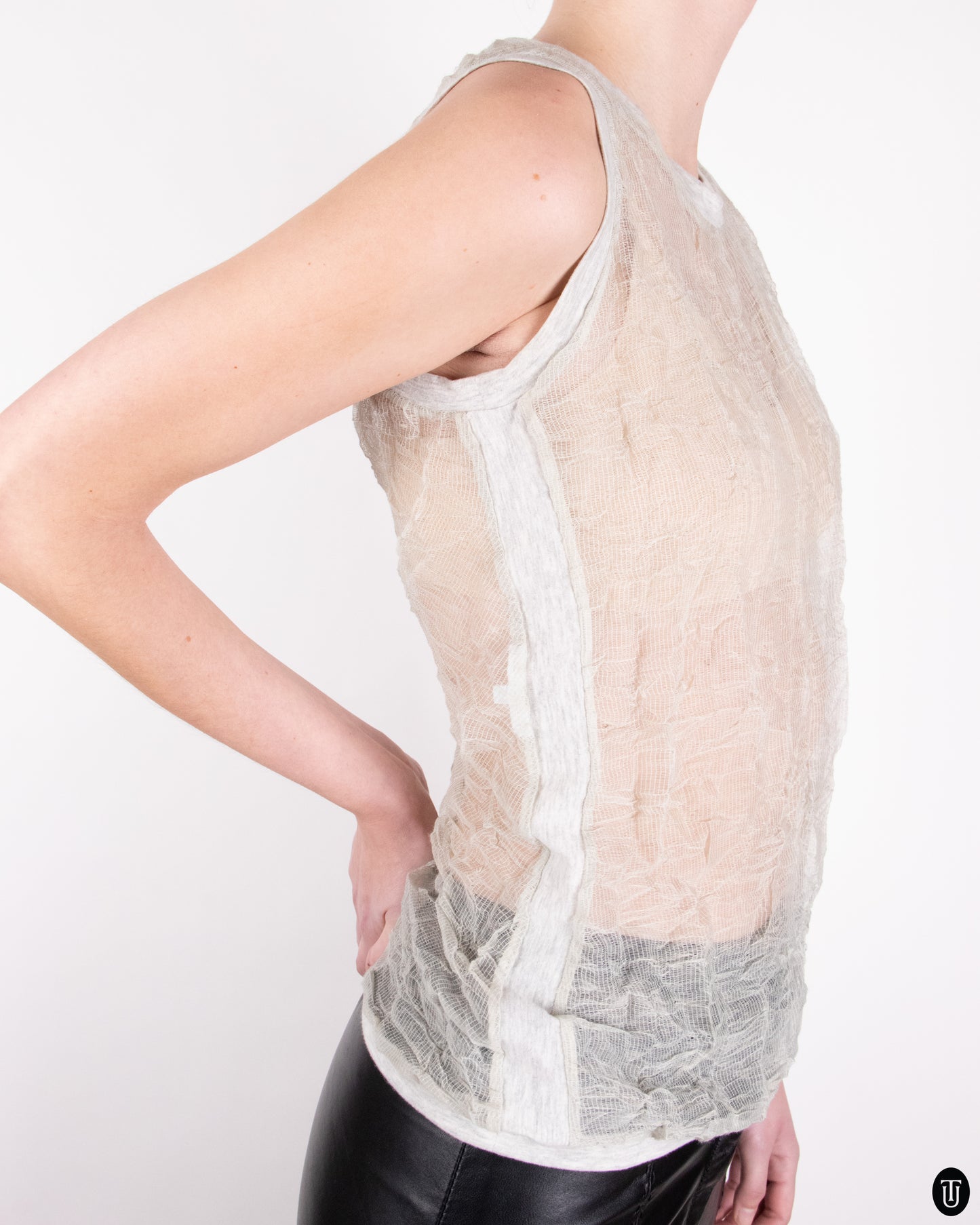 90's Helmut Lang Sheer Muscle T-Shirt S