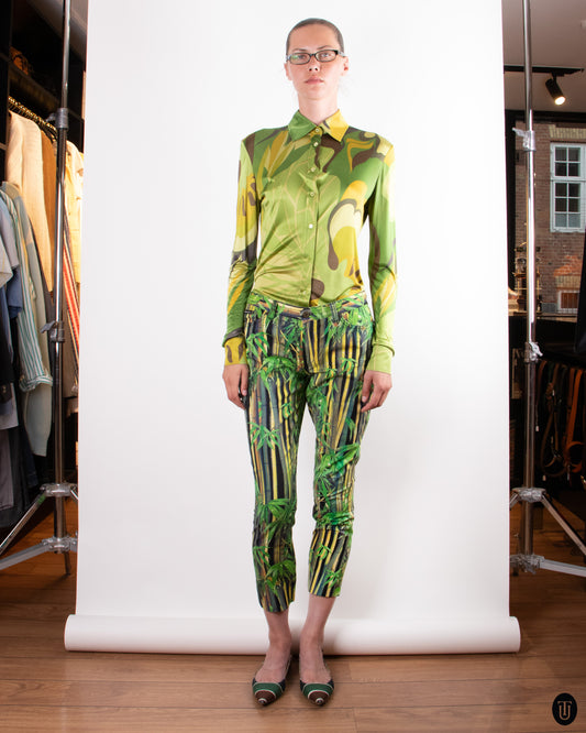 90's D&G Cotton Cigarette Pants M