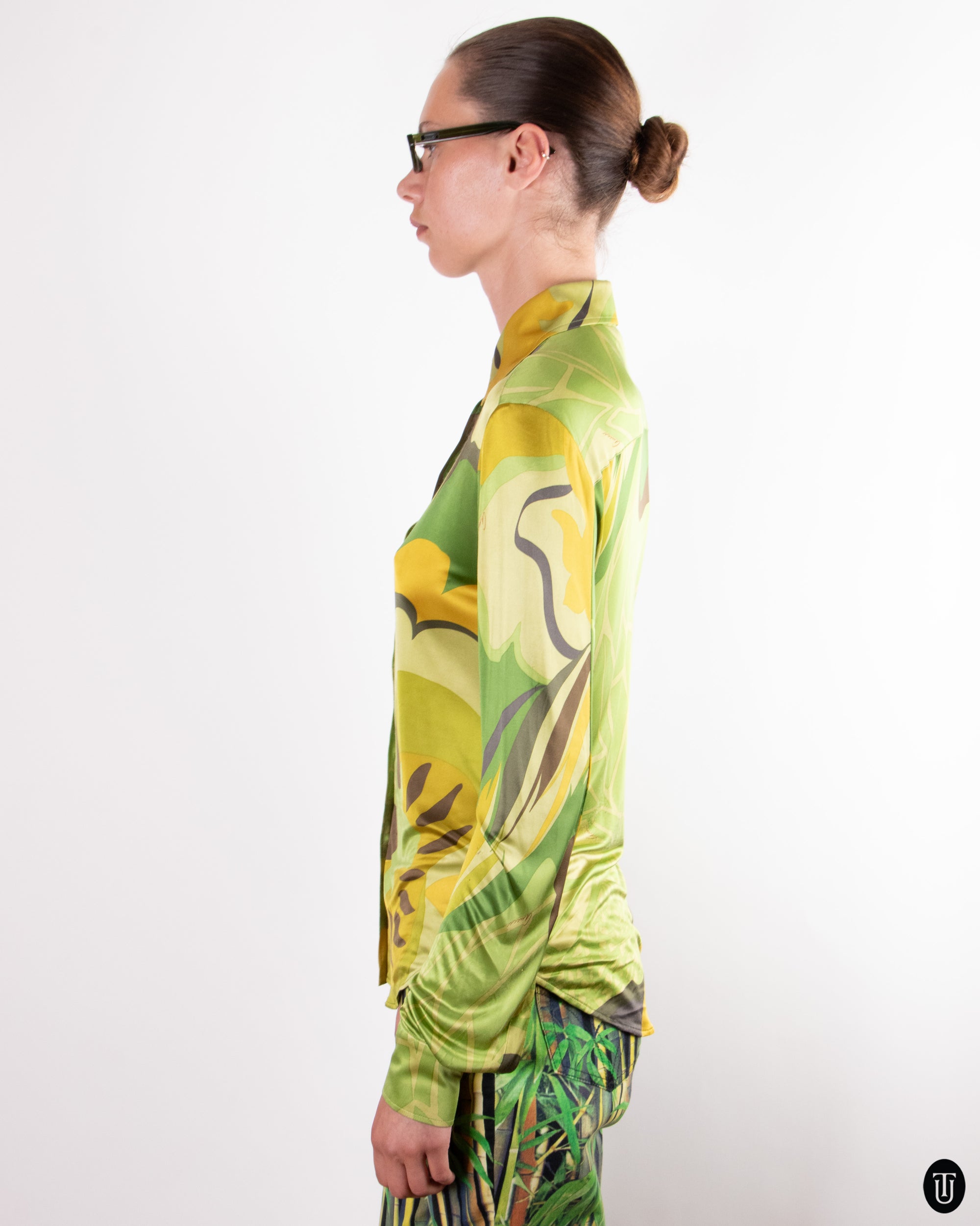 00's Gucci by Tom Ford Slinky Shirt M