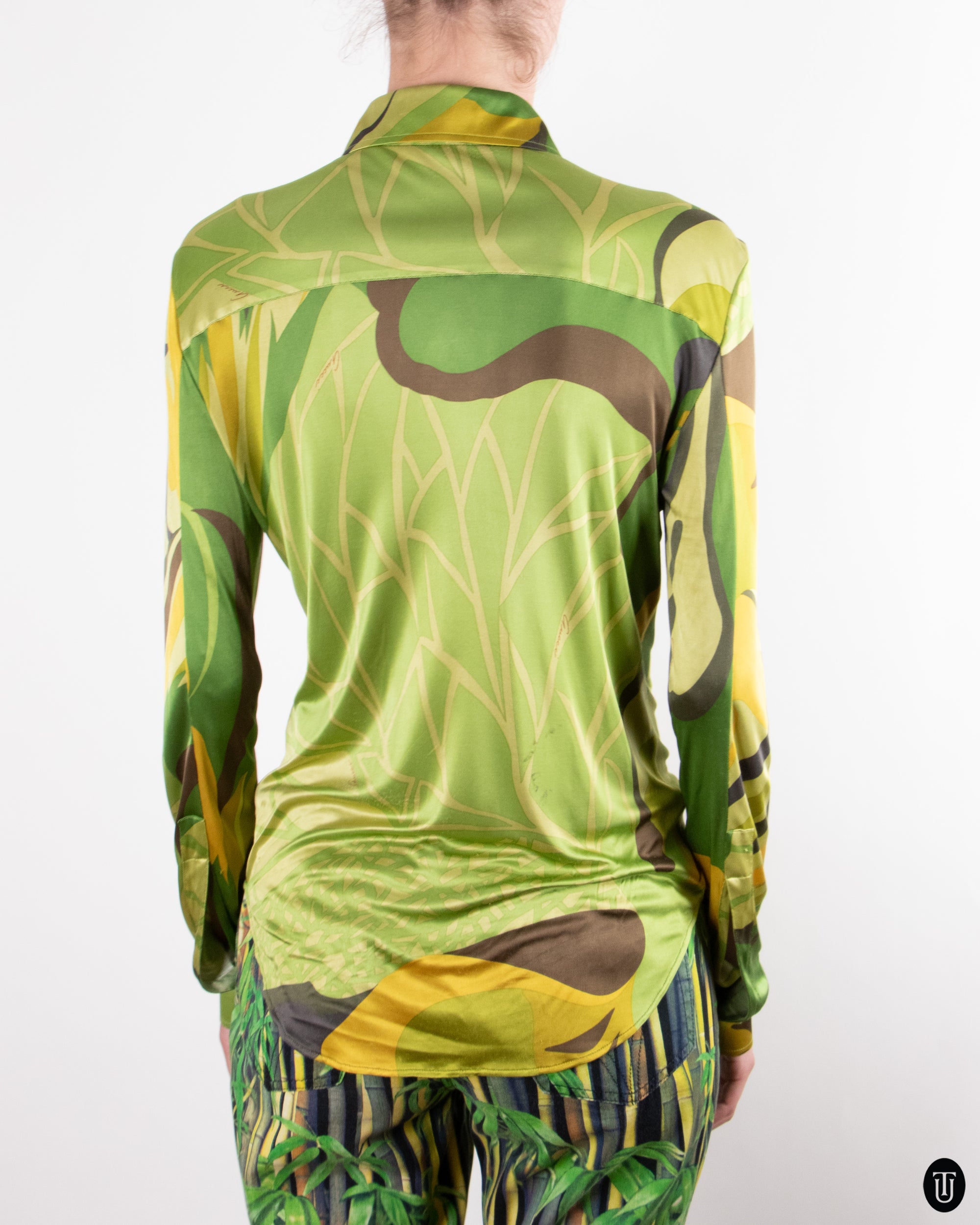 00's Gucci by Tom Ford Slinky Shirt M