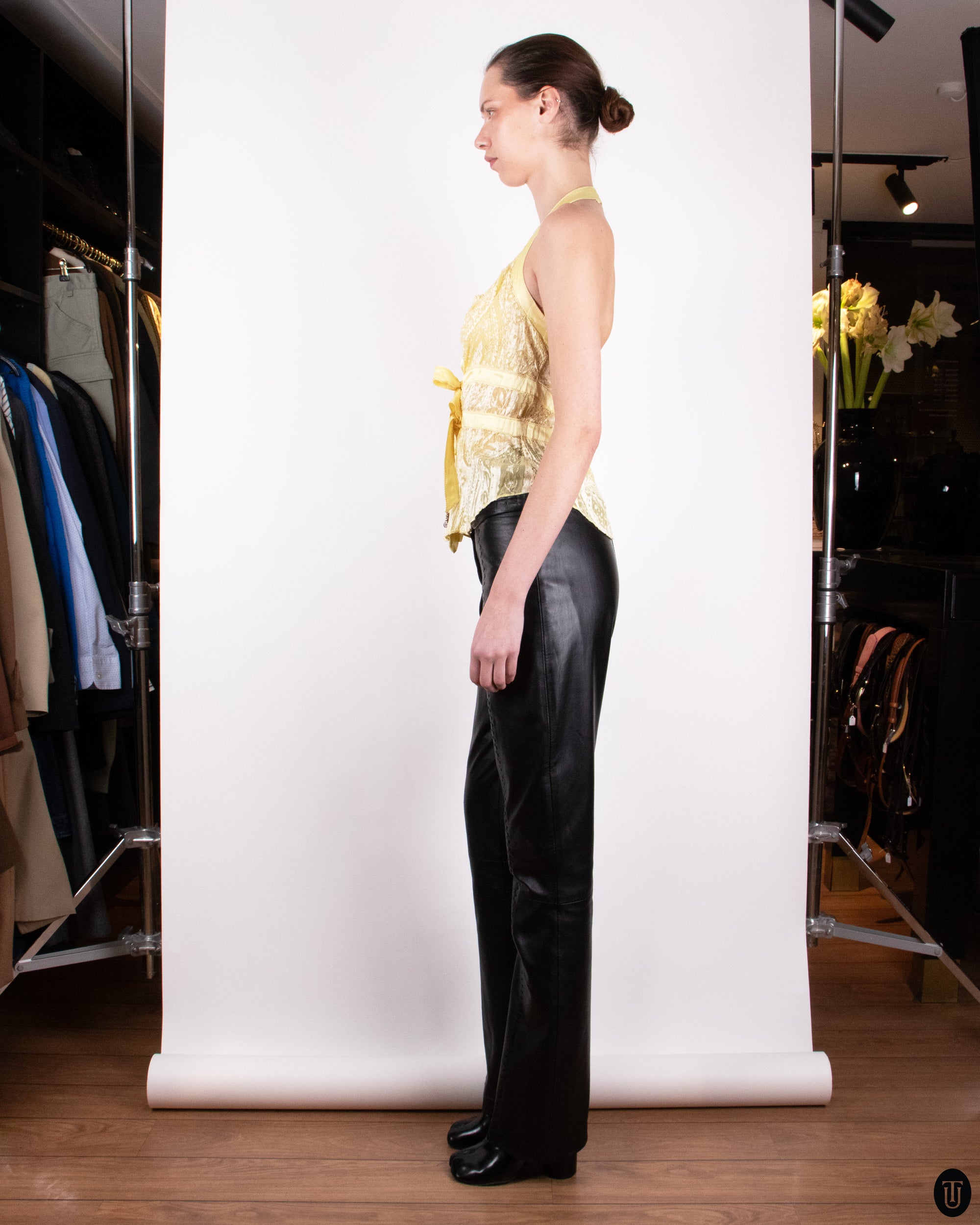 00s Roberto Cavalli Halterneck Top L
