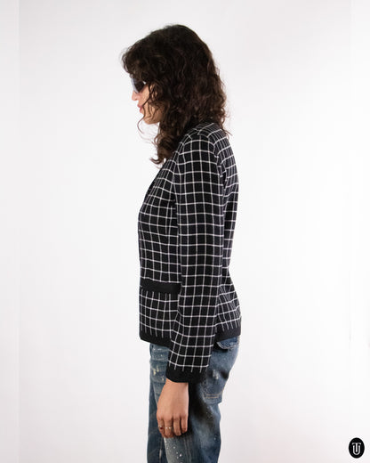 90's Christian Dior Grid Blazer S