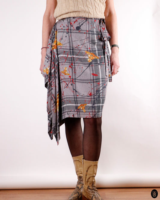 00's Vivienne Westwood Orb Skirt M