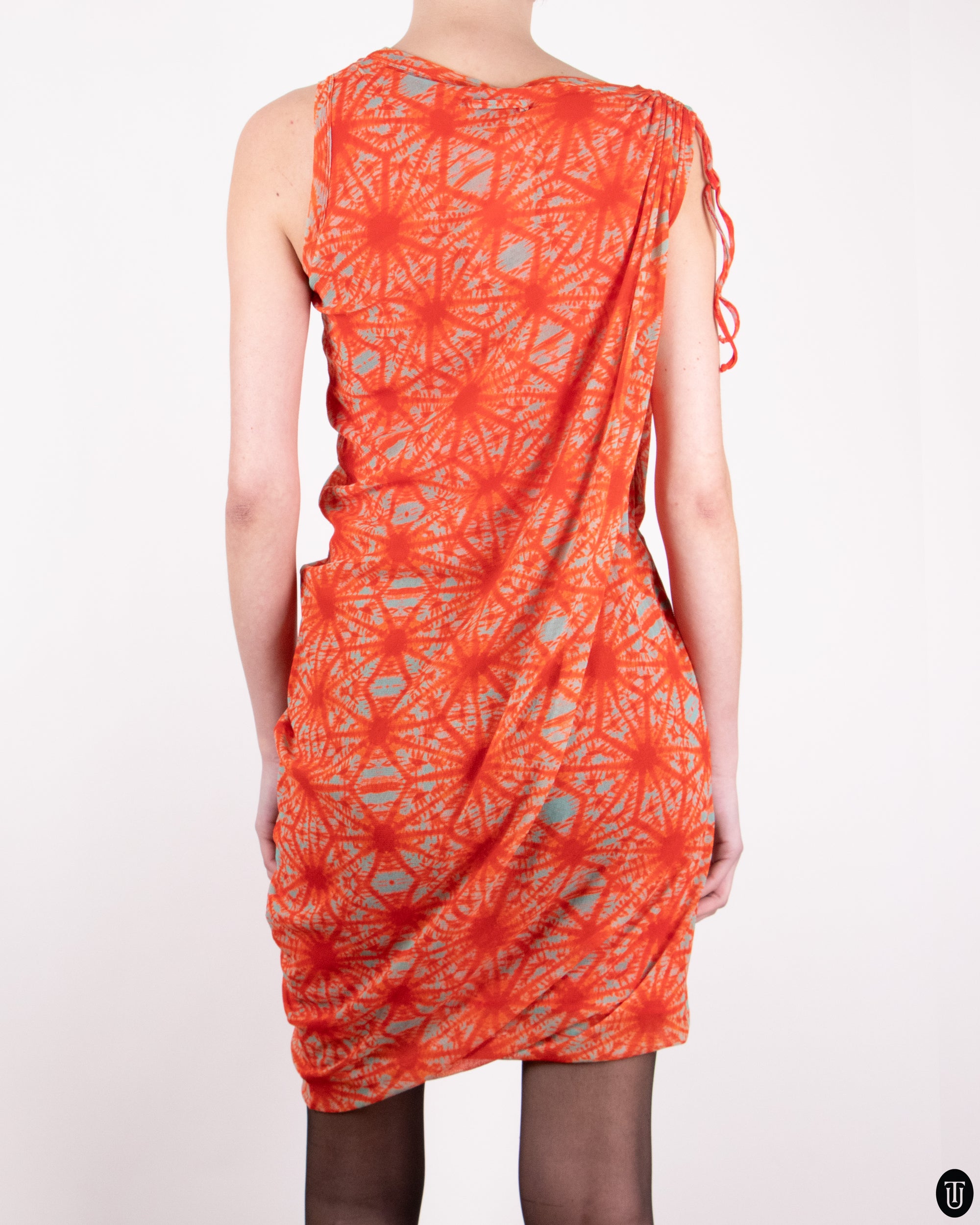 00s Jean Paul Gaultier Assymetric Mesh Dress M