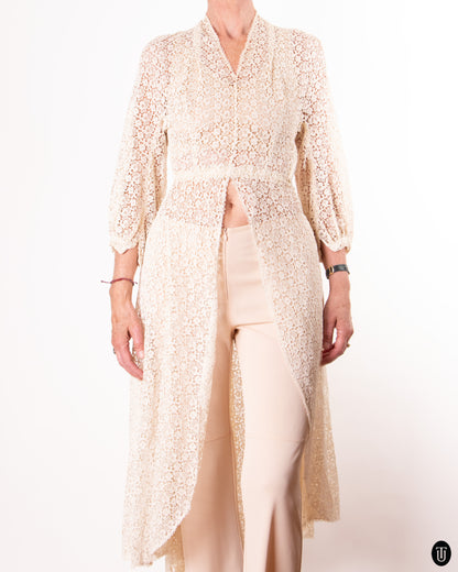30's Lace Dress XS