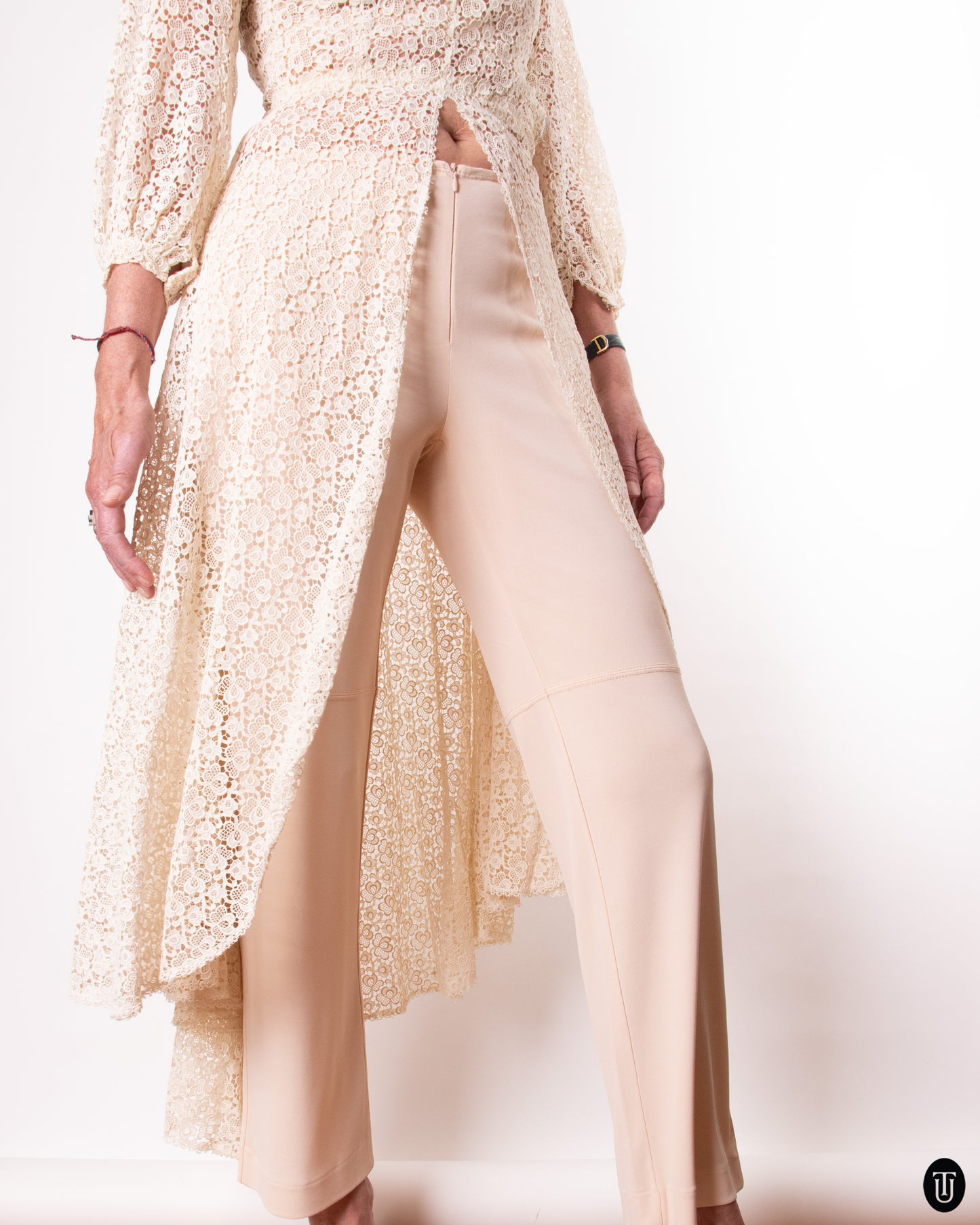 30's Lace Dress XS
