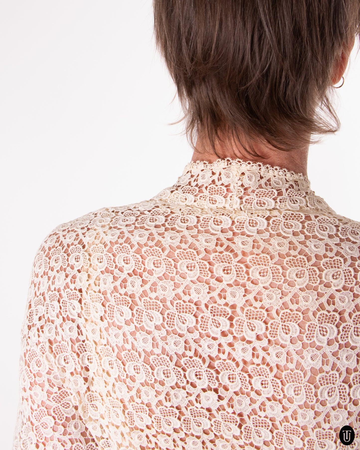 30's Lace Dress XS