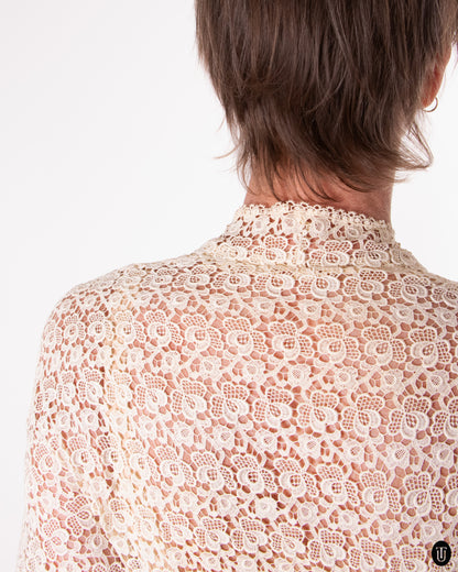 30's Lace Dress XS