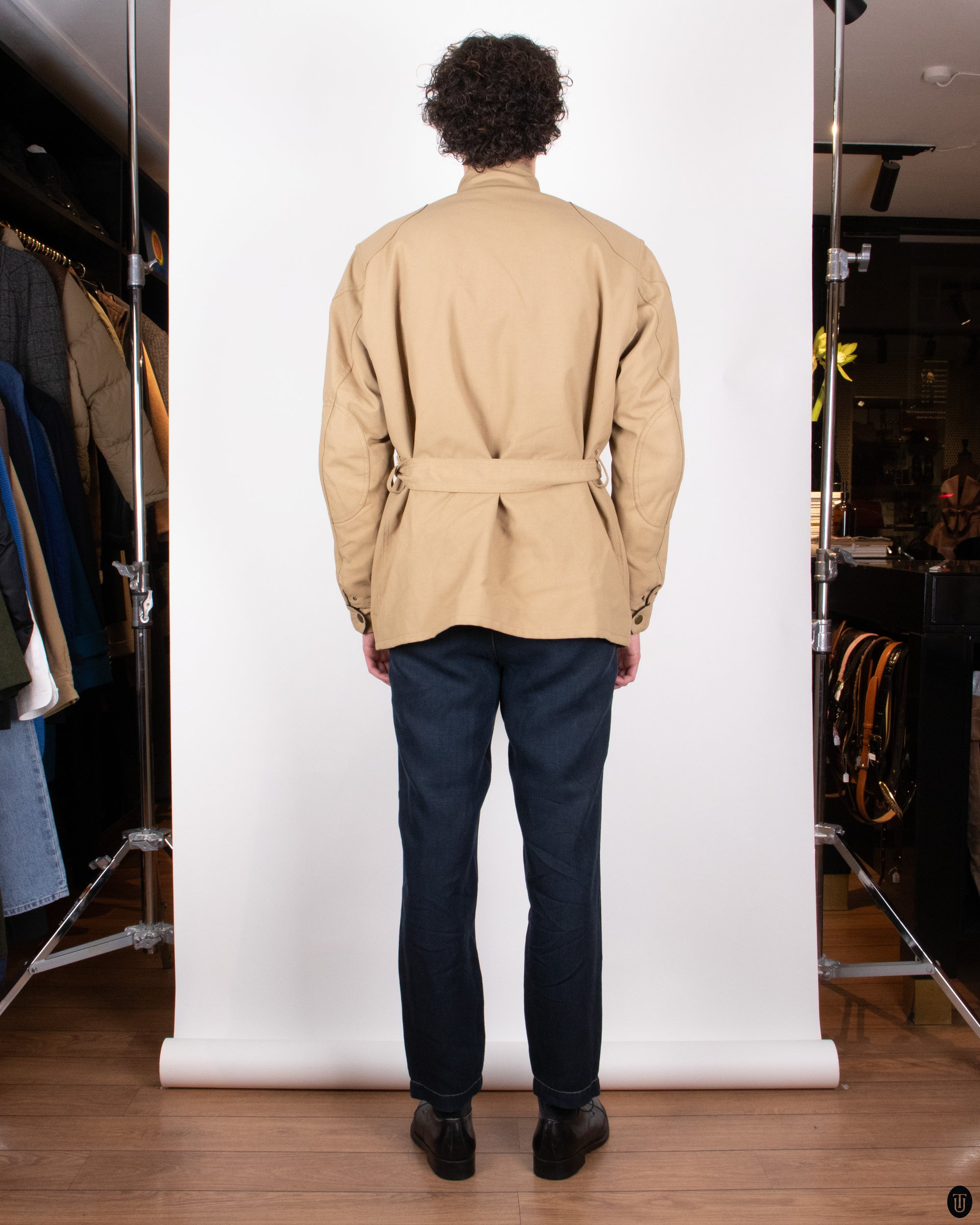 90s Belstaff Canvas Moto Jacket L