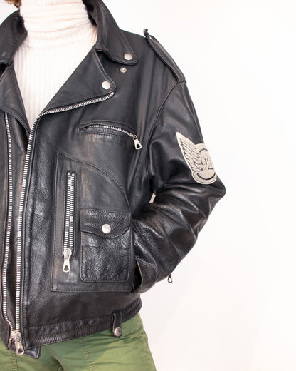 Rare 1969 Leather Championship Biker Jacket L