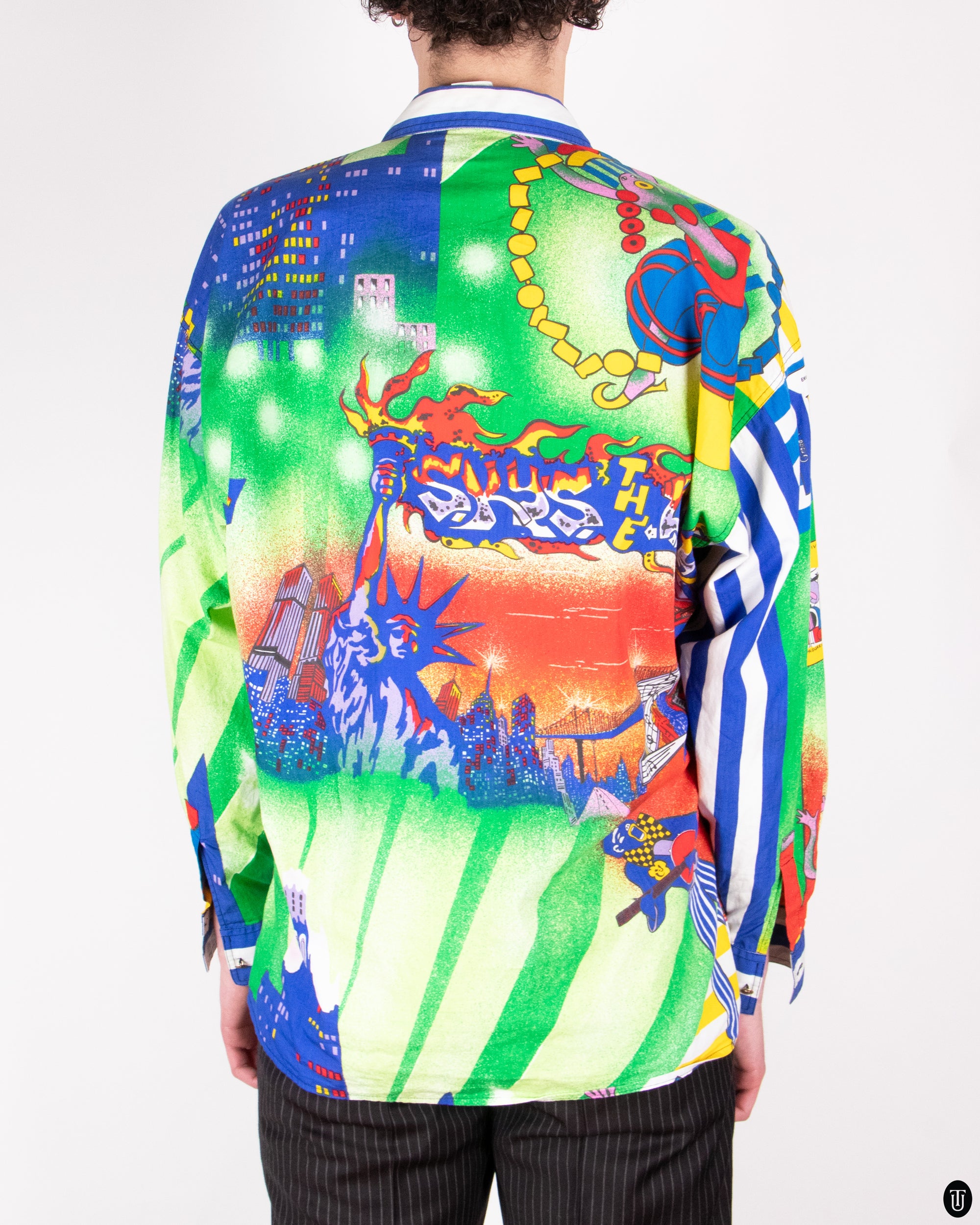 90s Versace Jeans Couture Shirt M