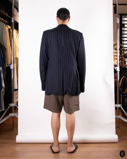 00's Prada Pin Stripe Wool Blazer L