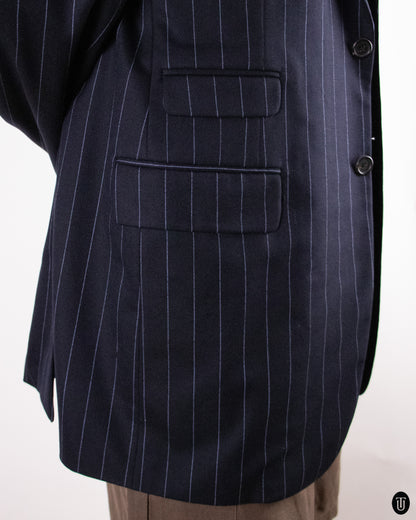 00's Prada Pin Stripe Wool Blazer L