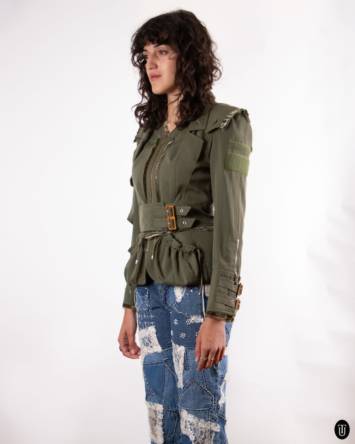 00's Christian Dior John Galliano Military Jacket M