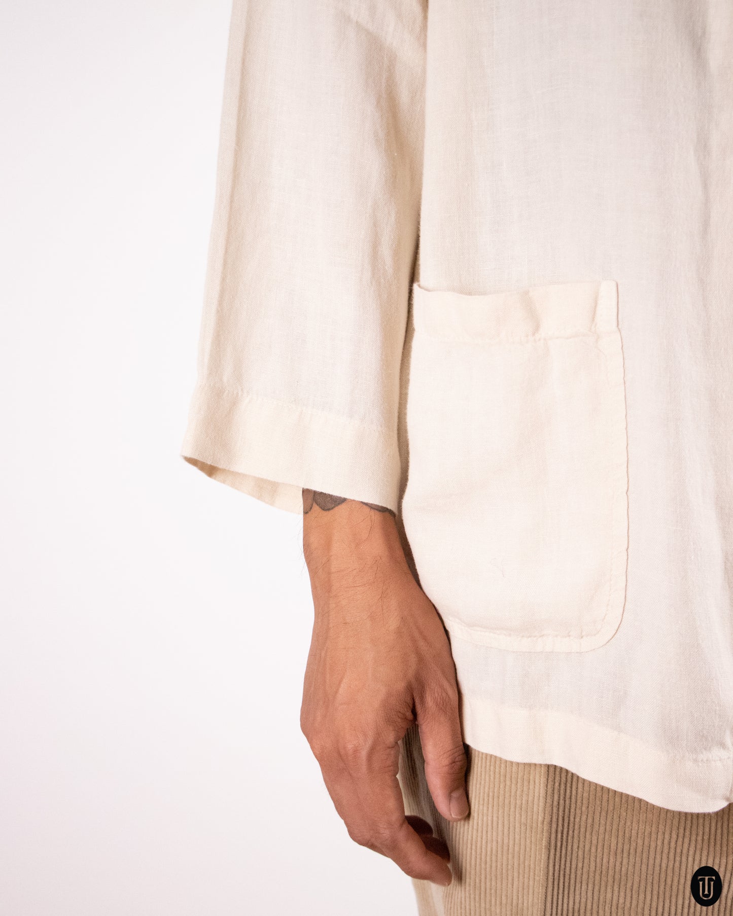 00's Cerutti Jeans Linen Blazer M