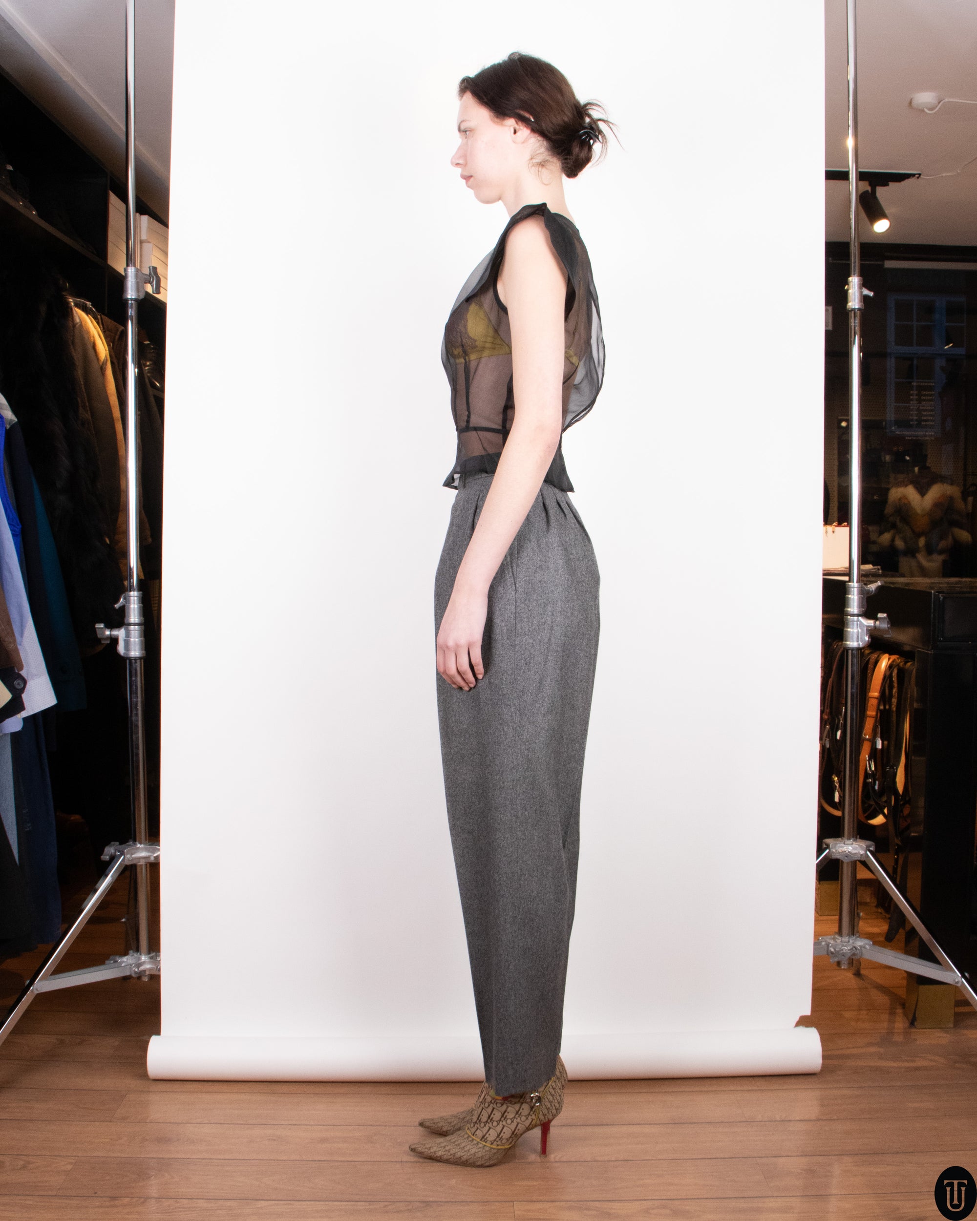 SS08 Nikoline Liv Andersen Silk Organza Blouse XS