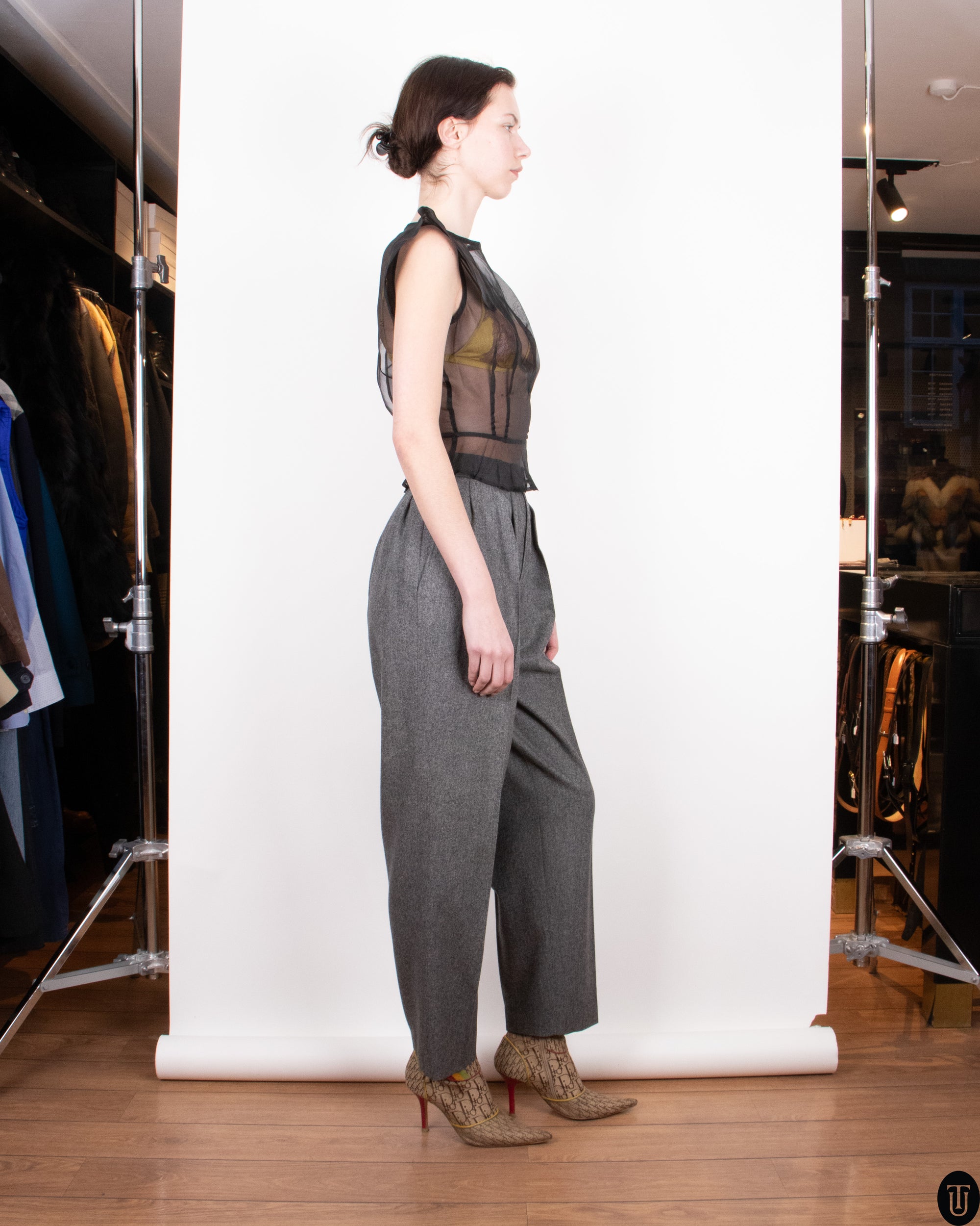 SS08 Nikoline Liv Andersen Silk Organza Blouse XS