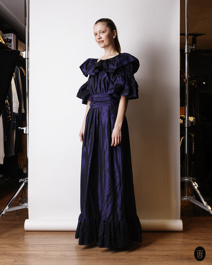 70's Saint Laurent Rive Gauche Silk Gown M
