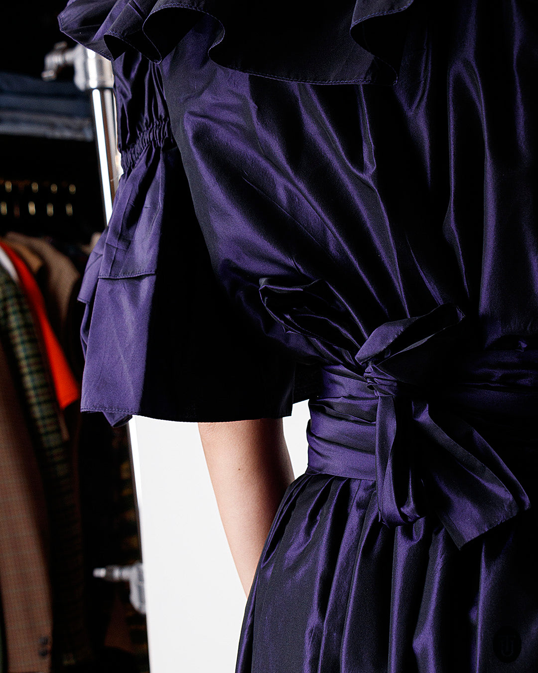 70's Saint Laurent Rive Gauche Silk Gown M