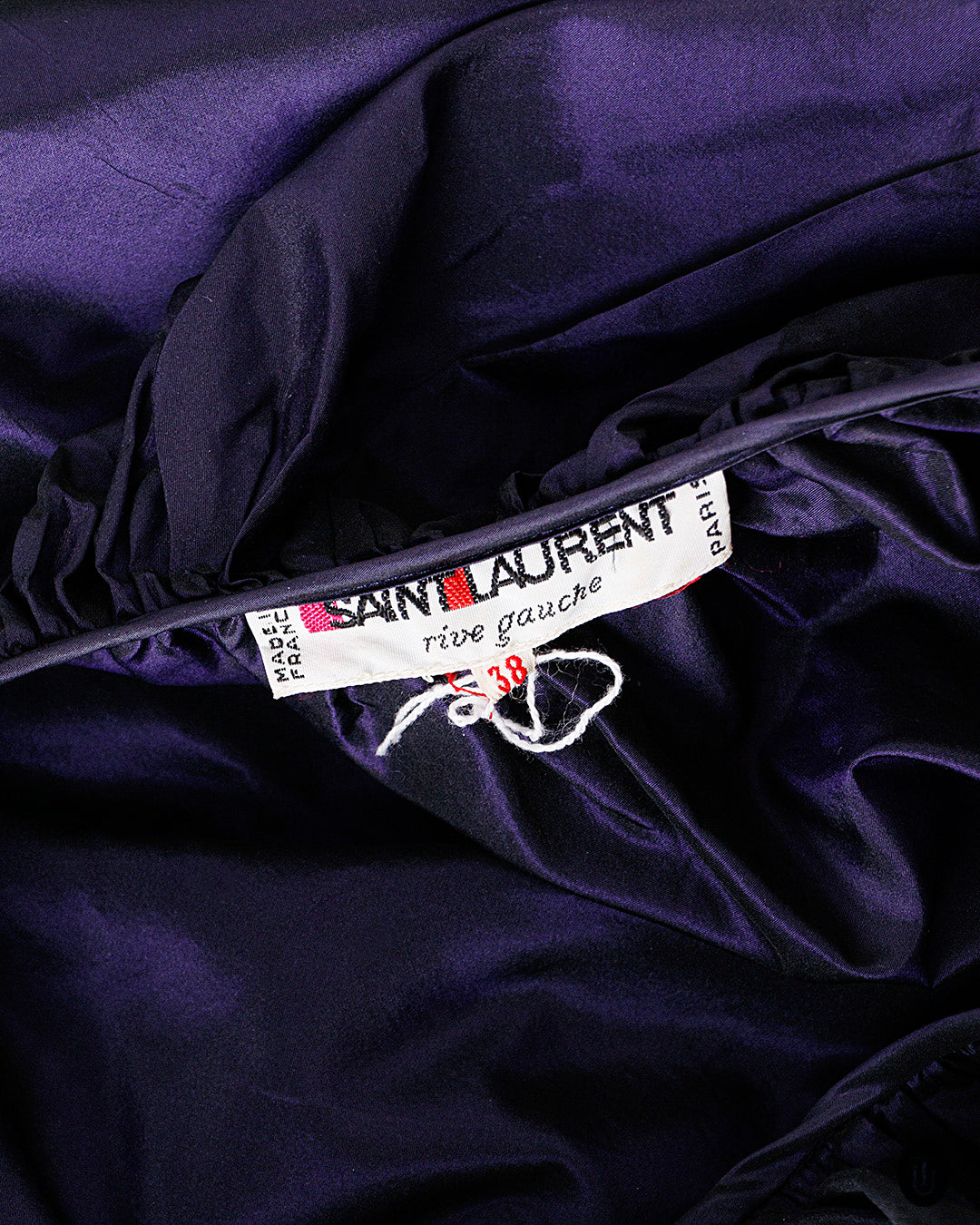 70's Saint Laurent Rive Gauche Silk Gown M
