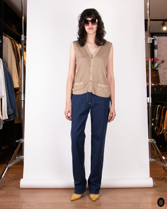 90's Prada Wool Vest L