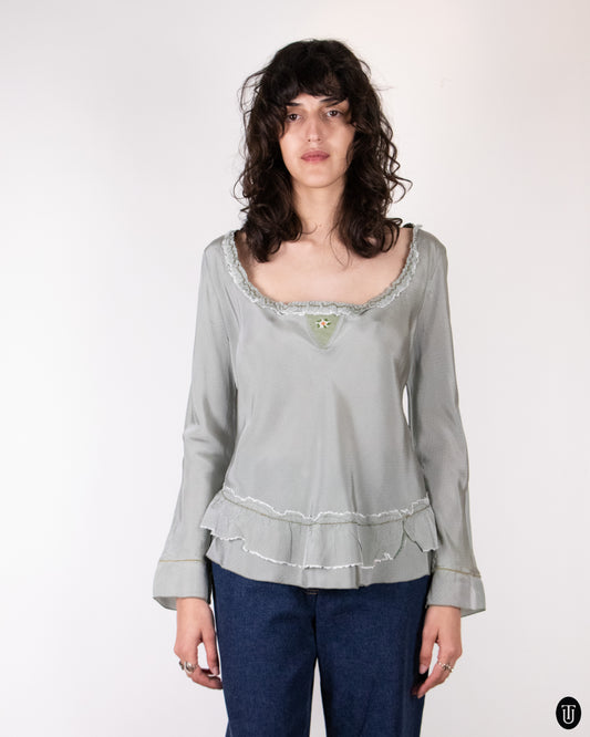 00's Martihe + Francois Girbaud Grey Top M