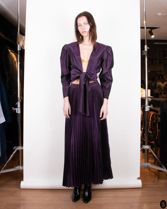 80's Yves Saint Laurent Skirt Set S