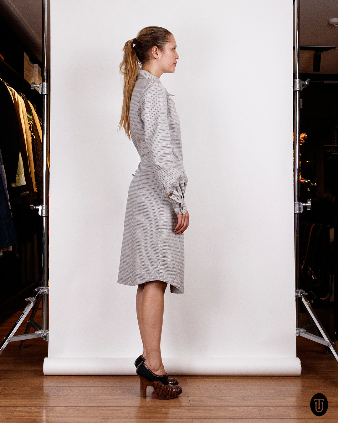 1990s Vivienne Westwood Cotton Shirt Dress S