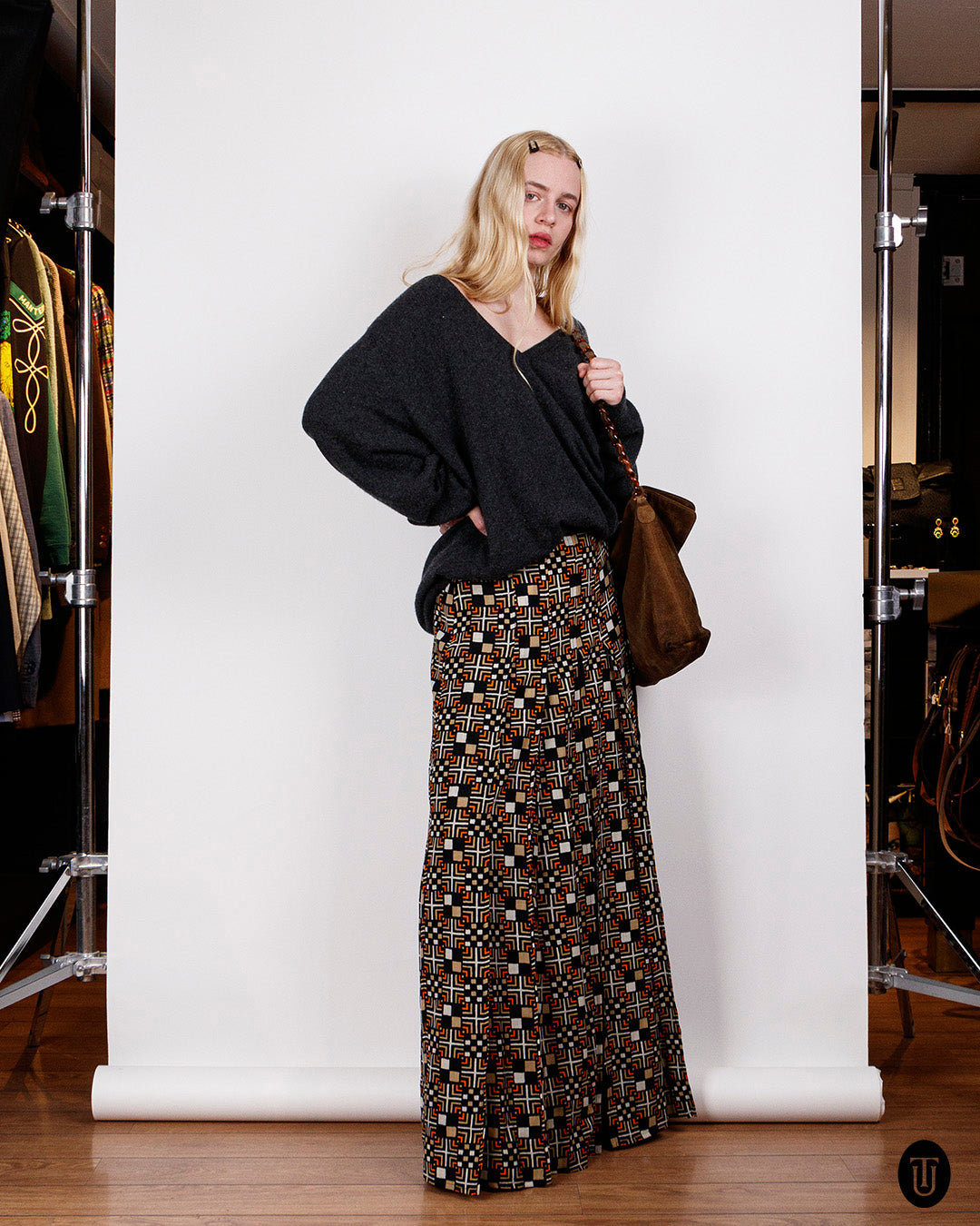 Late 1960s Ungaro Maxi Skirt S